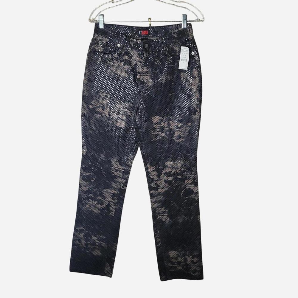 Vintage snake print New York and Company new with tags black jeans